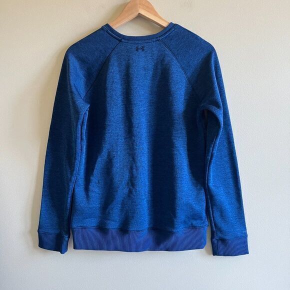 Under Armour 1299072 Storm Sweater Fleece Crew Blue Golf/Long Sleeve/WOMENS Sz S - Picture 6 of 7